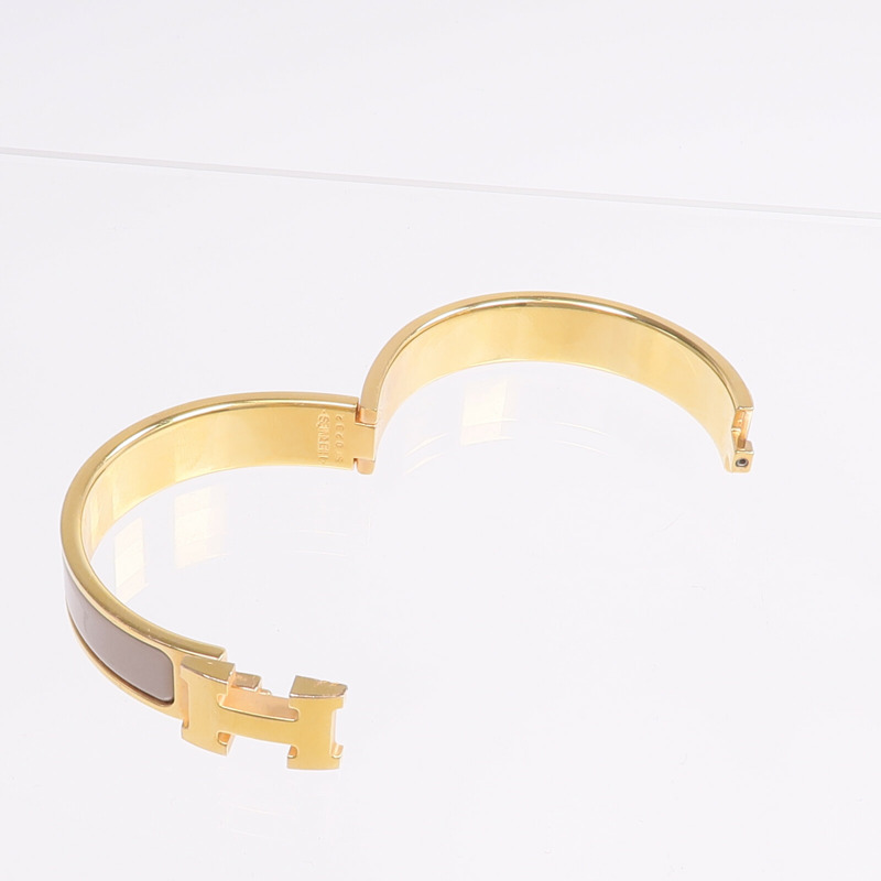HERMES 金屬Clic H琺瑯手鐲-7