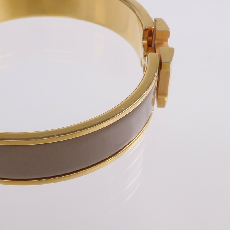 HERMES 金屬Clic H琺瑯手鐲-8