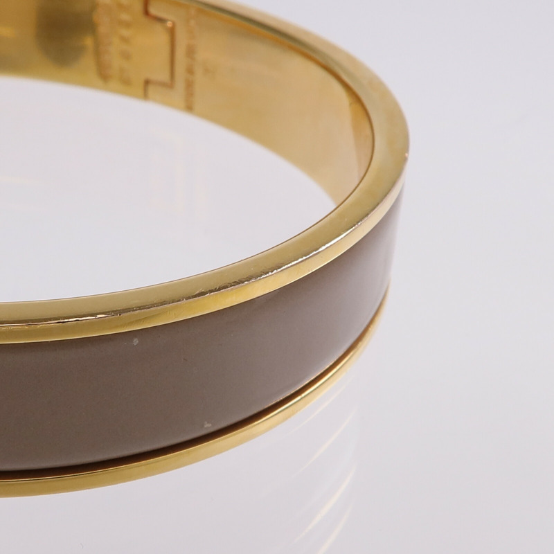 HERMES 金屬Clic H琺瑯手鐲-9