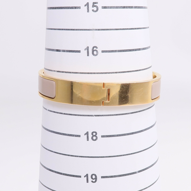 HERMES 金屬Clic H琺瑯手鐲-12