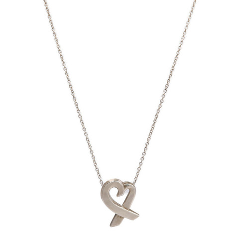 TIFFANY＆CO 925純銀Loving Heart Pendant