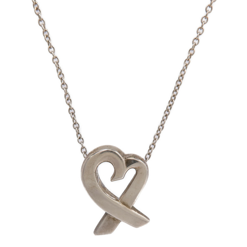 TIFFANY＆CO 925純銀Loving Heart Pendant-2