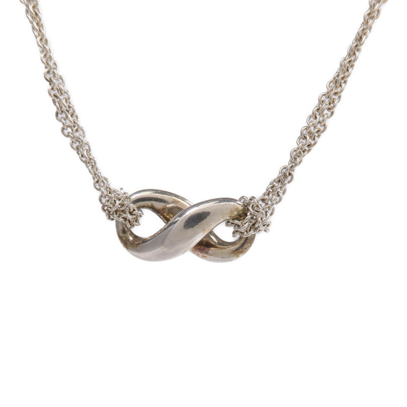 TIFFANY＆CO 925純銀Infinity Necklace項鍊-2