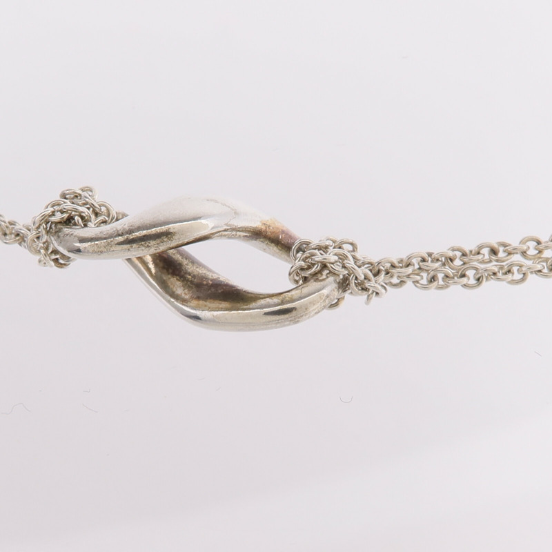 TIFFANY＆CO 925純銀Infinity Necklace項鍊-8