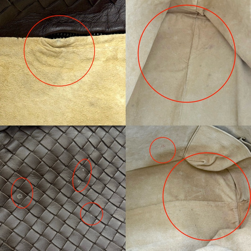 BOTTEGA VENETA 寶格麗 棕色編織皮革INTRECCIATO手提包-6