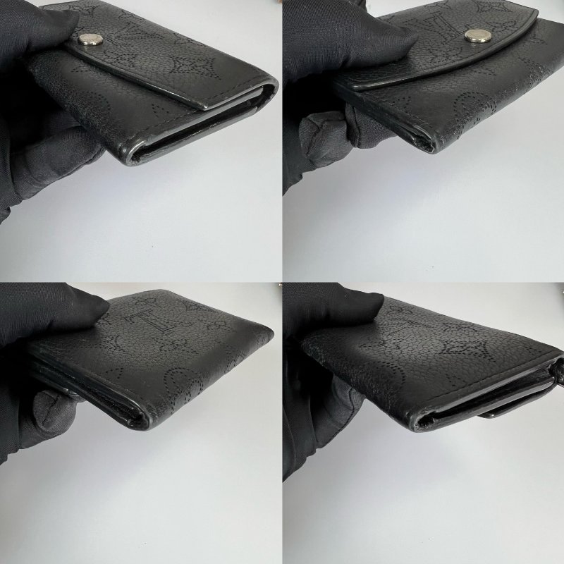 LV M64049 黑雷射名片卡夾-8