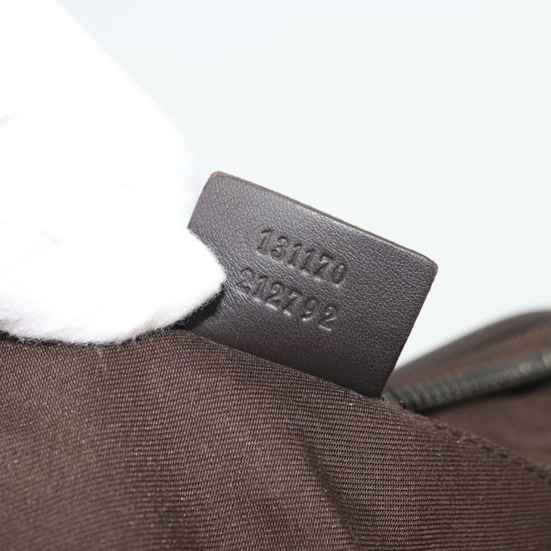 【日本直送】GUCCI GG Supreme Web Sherry Line 手提包 PVC 米色 銀色 131170 正品 167187A-11