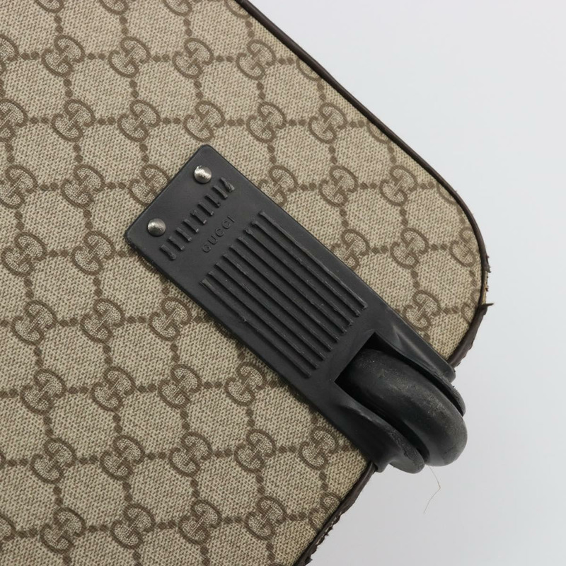 【日本直送】GUCCI GG Supreme Web Sherry Line 手提包 PVC 米色 銀色 131170 正品 167187A-19