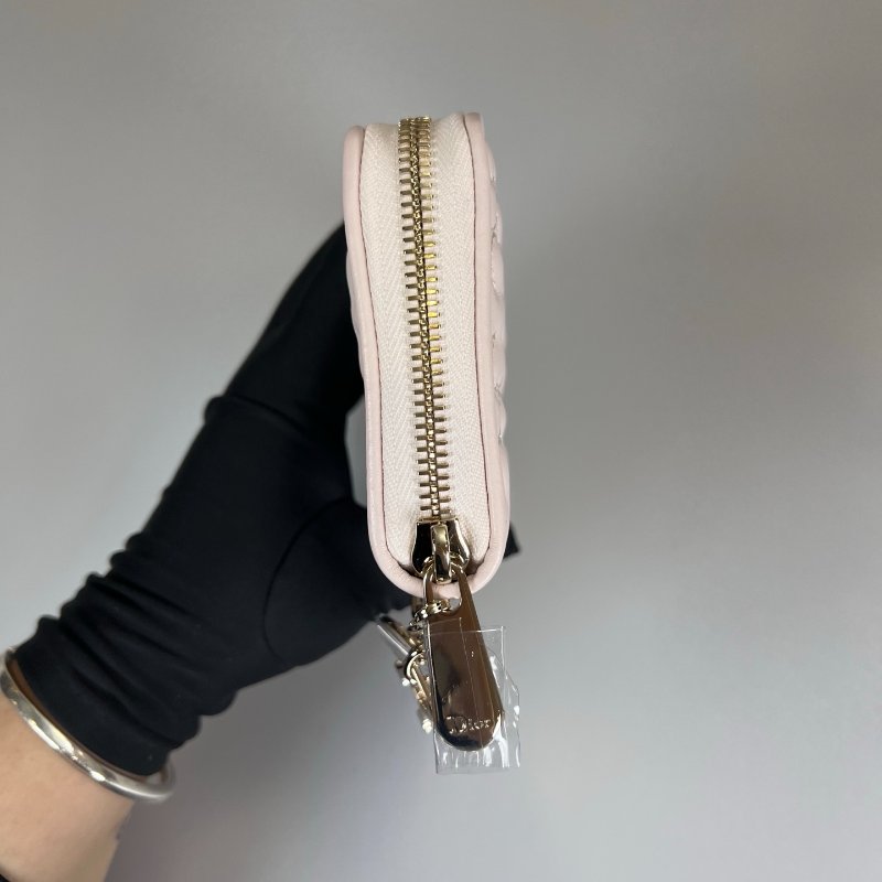 DIOR 日本限定粉幸運草長夾-3