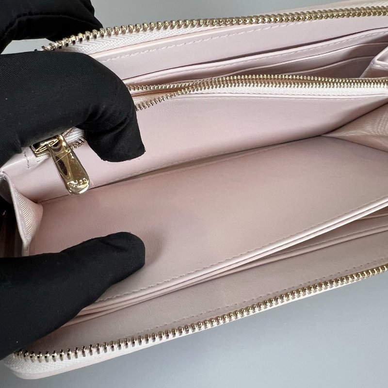 DIOR 日本限定粉幸運草長夾-7