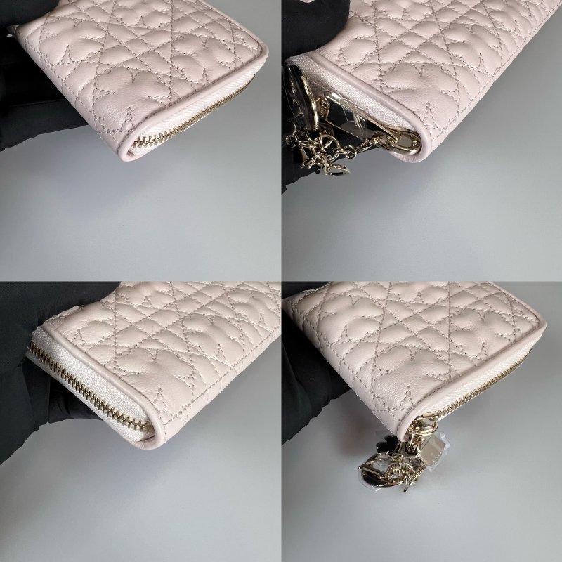 DIOR 日本限定粉幸運草長夾-10