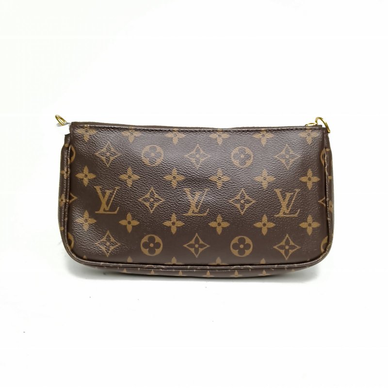 LOUIS VUITTON MultiPochetteAccessoires五合一綠肩帶老花PVC2020肩背包-2