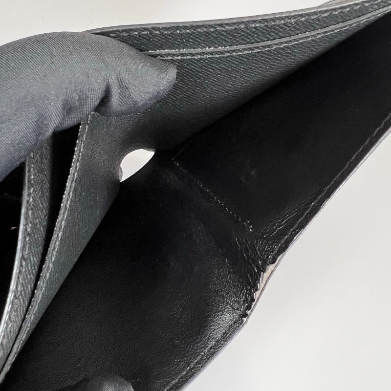 LV M62289/晶片款 黑水波紋零錢袋短夾-6