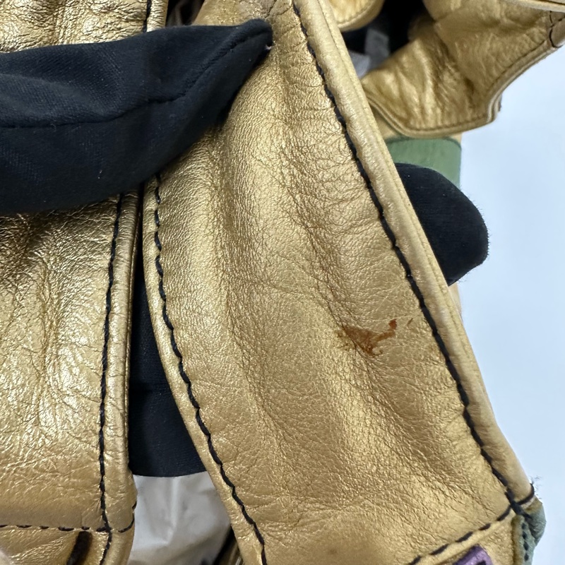 【赫蒂國際精品】Valentino 范倫鐵諾Nuage Bow 系列金色皮革超大肩背包 vintage-9