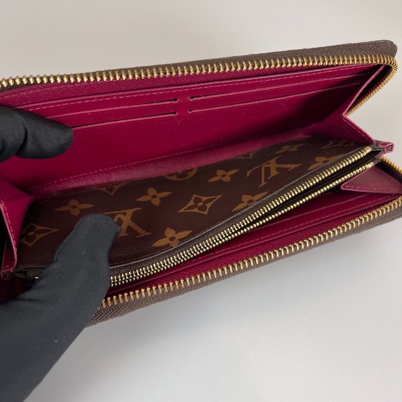 LV M60742 老花ㄇ拉長夾紅-6