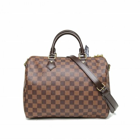 LOUIS VUITTON Sp30配肩帶棕色棋盤格PVC2019肩背包