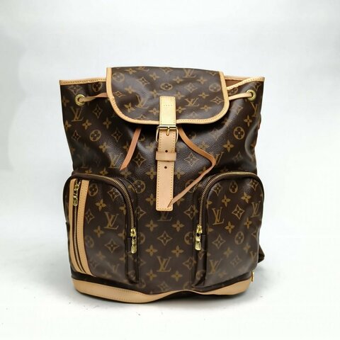 LOUIS VUITTON BosphoreBOSPHORE雙肩包老花PVC貝克漢姆同款2008肩背包