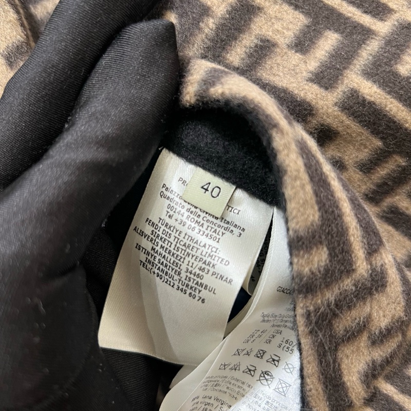 Fendi經典兩面穿短外套40碼-4