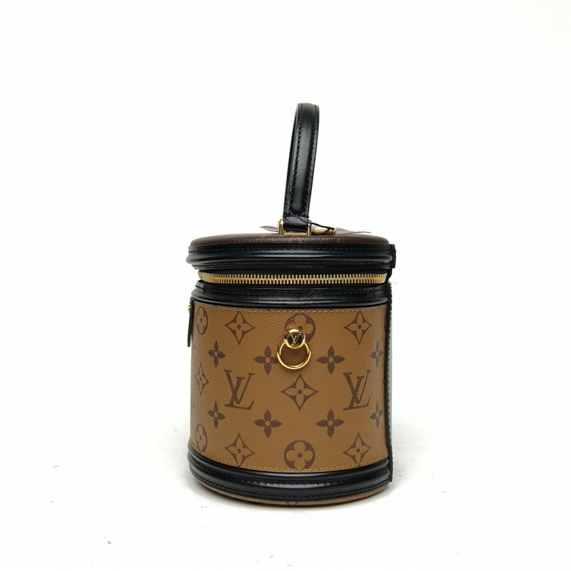 LOUIS VUITTON CANNES圓桶包拼色PVC2020老花肩背包-1