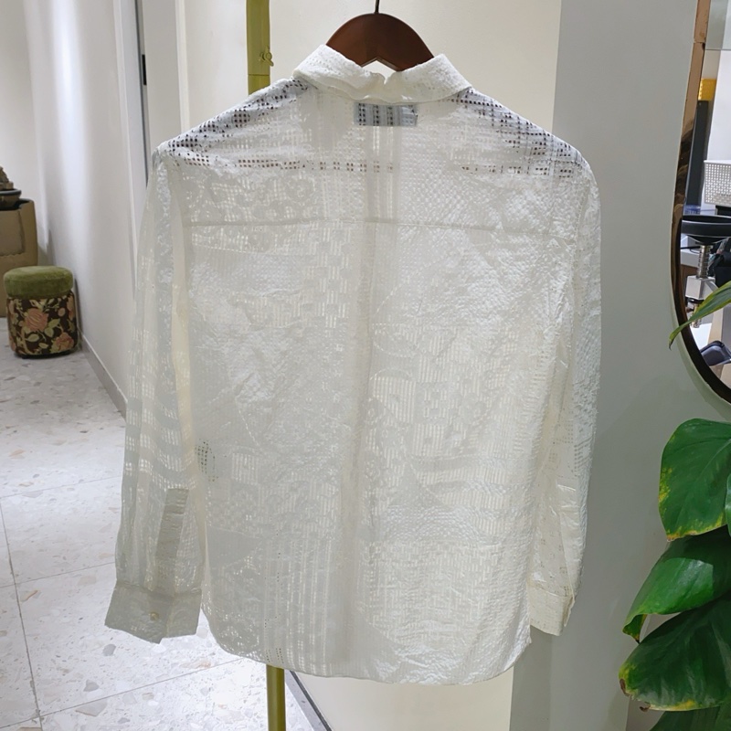 Fendi芬迪襯衫女款 白色 38碼-1