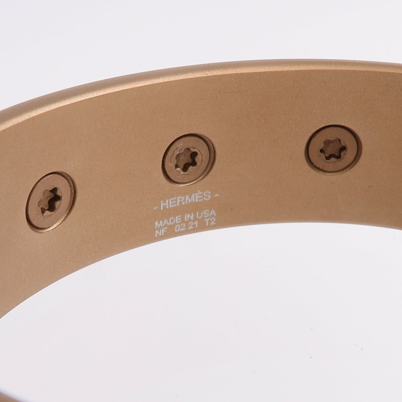 HERMES 鋁金屬Medor Sunset Bracelet手鐲-4