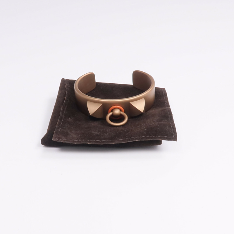 HERMES 鋁金屬Medor Sunset Bracelet手鐲-5