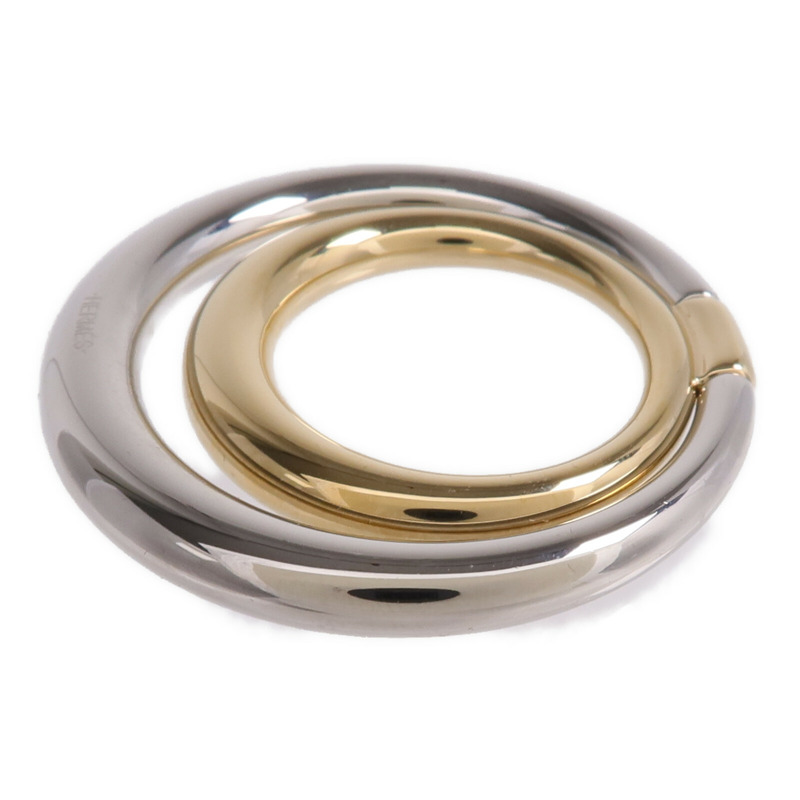 HERMES 金屬Twins Scarf Ring絲巾扣-1