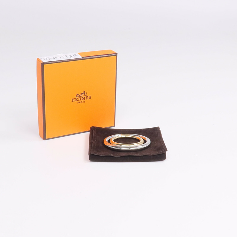 HERMES 金屬Twins Scarf Ring絲巾扣-8