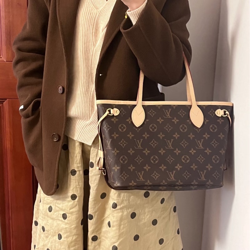 Lv neverfull pm 稀有款 小款 子母-0