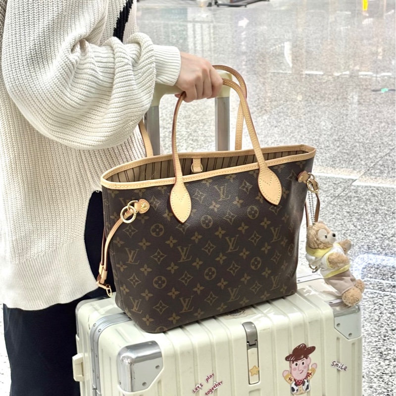Lv neverfull pm 稀有款 小款 子母-1