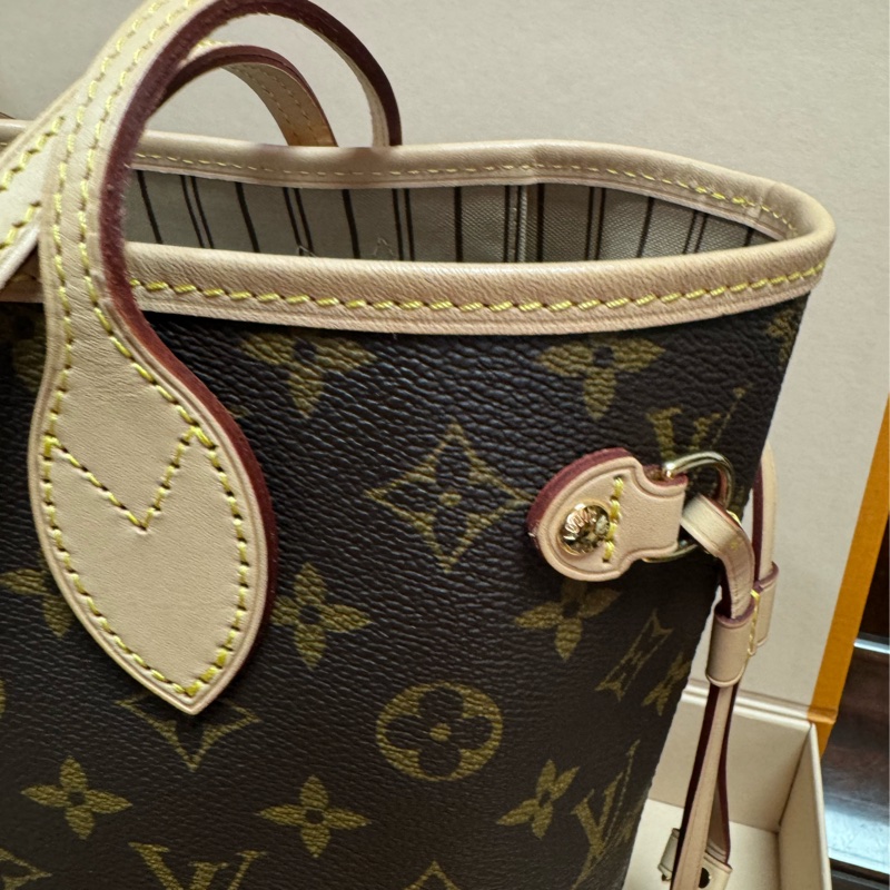 Lv neverfull pm 稀有款 小款 子母-5