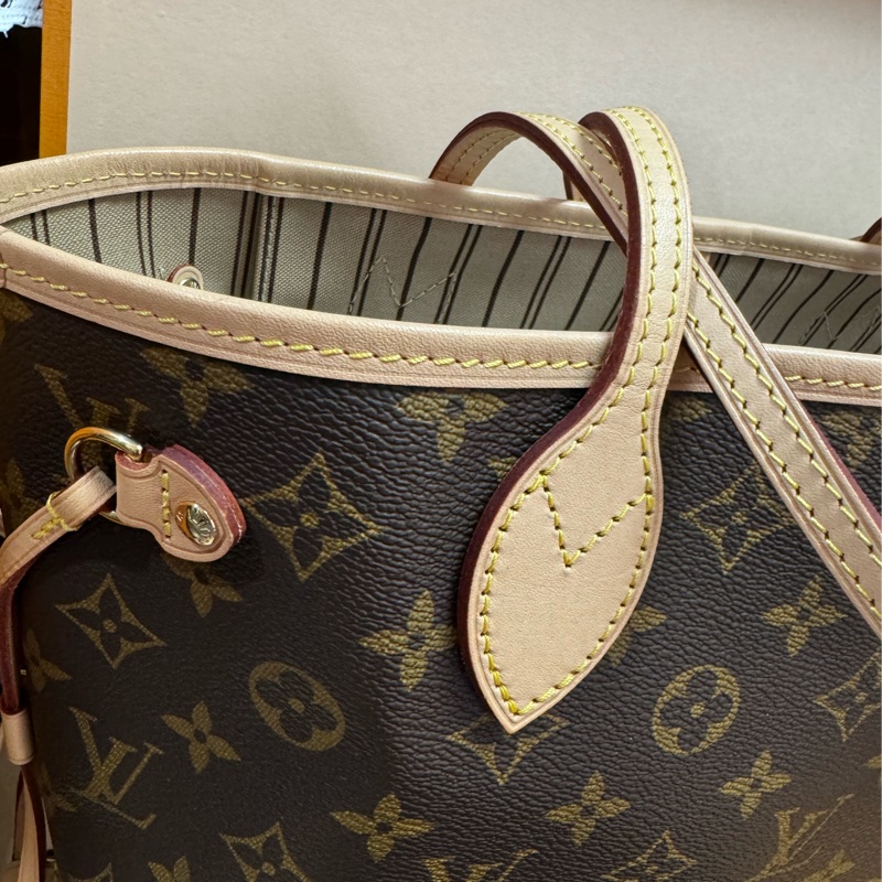 Lv neverfull pm 稀有款 小款 子母-6