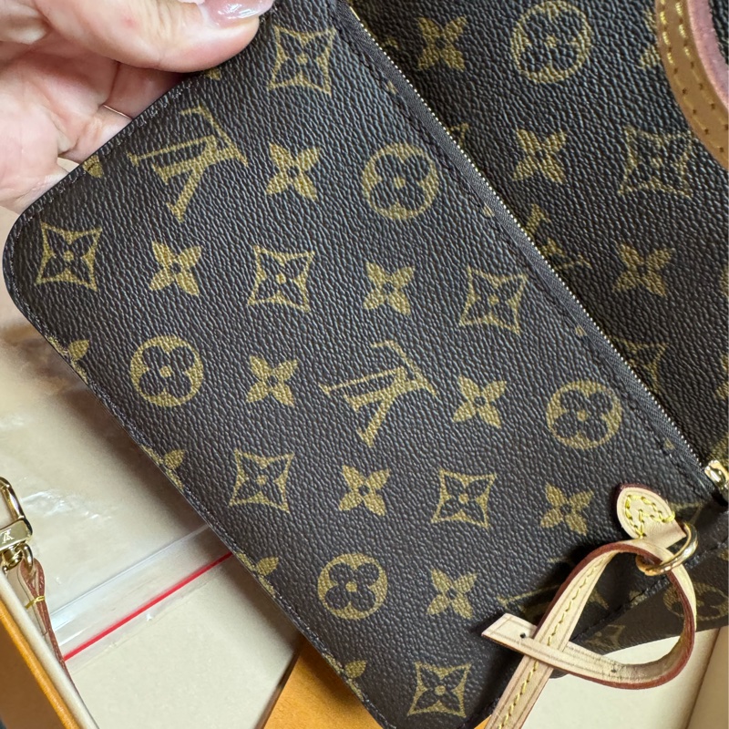 Lv neverfull pm 稀有款 小款 子母-8