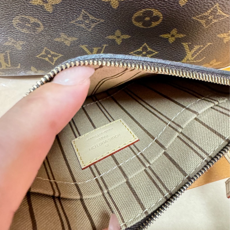 Lv neverfull pm 稀有款 小款 子母-10