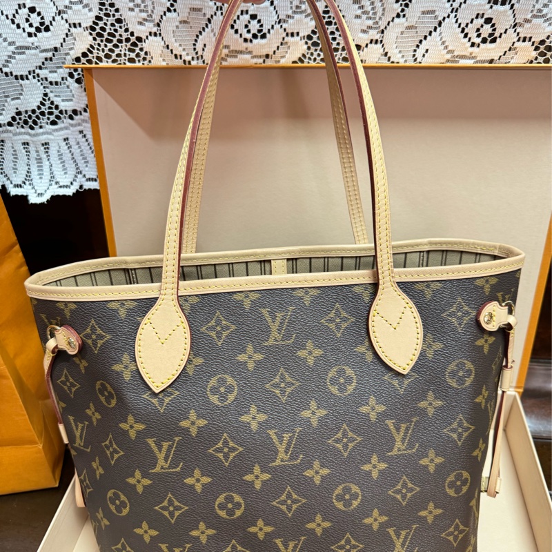 Lv neverfull pm 稀有款 小款 子母-12