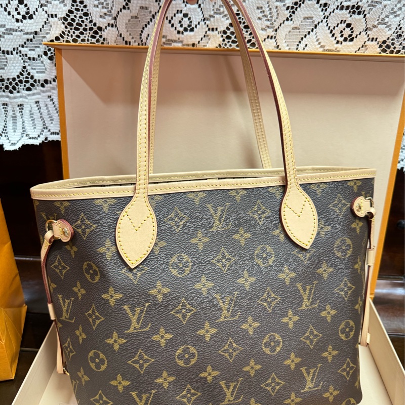 Lv neverfull pm 稀有款 小款 子母-15