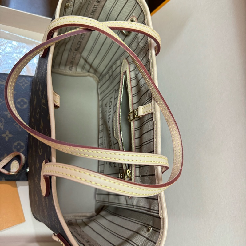 Lv neverfull pm 稀有款 小款 子母-17