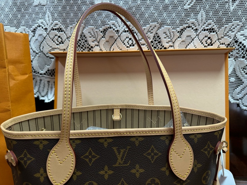 Lv neverfull pm 稀有款 小款 子母-25