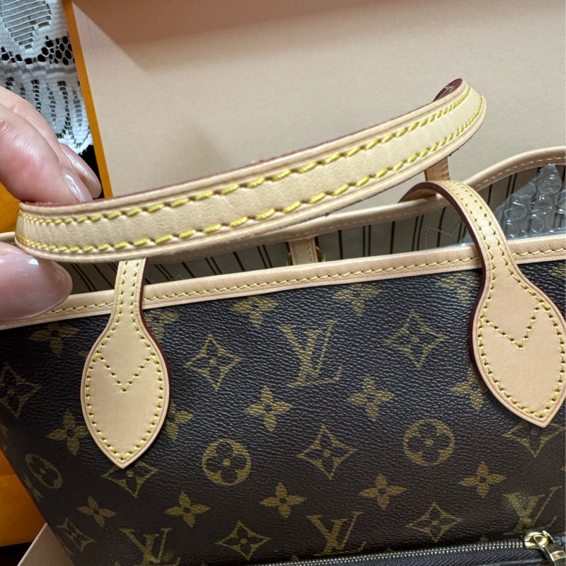 Lv neverfull pm 稀有款 小款 子母-27