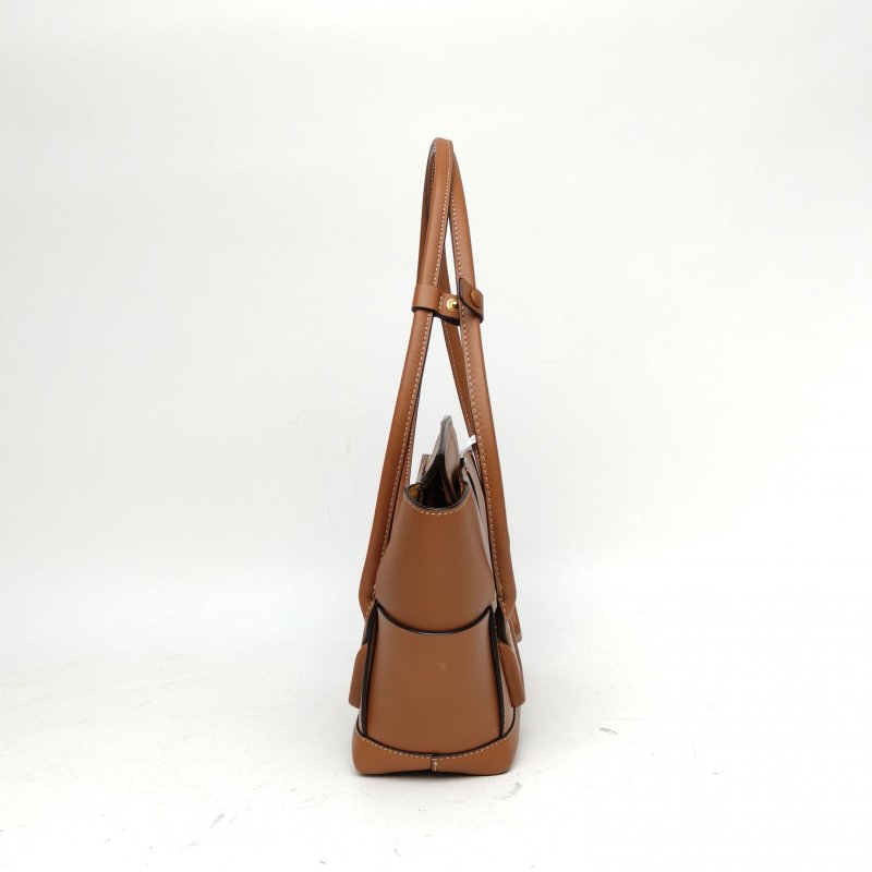 BOTTEGA VENETA Arco小號22焦糖色牛皮肩背包-3