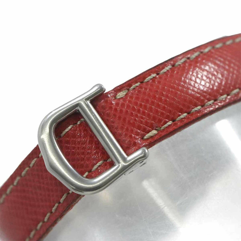 卡地亞 Santos Galbee SM W20012C4 雙色女錶，象牙白 YG 黃金石英錶-6