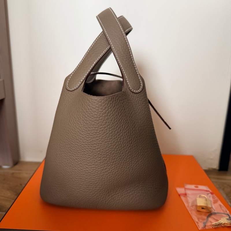Hermes picotin 18 大象灰 菜籃子-3