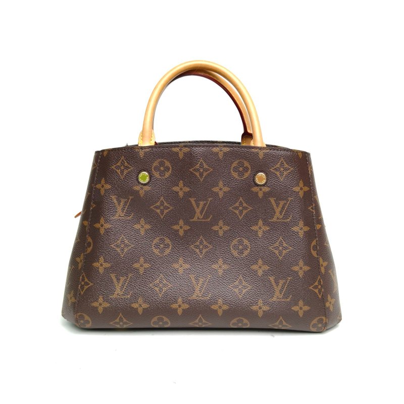 LOUIS VUITTON Montaigne蒙田BB29老花PVC金扣2016肩背包-2