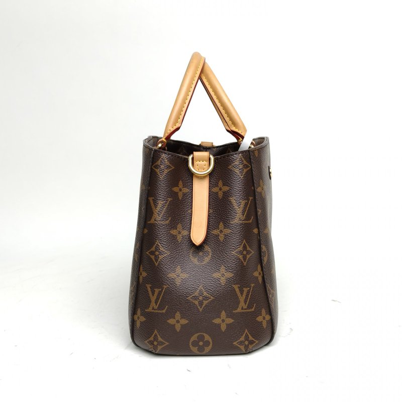 LOUIS VUITTON Montaigne蒙田BB29老花PVC金扣2016肩背包-3