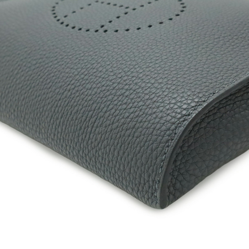 愛馬仕 Hermes Vide Poche H Evelyne 肩包 Togo 灰色 Misty Grey W Stamp-3