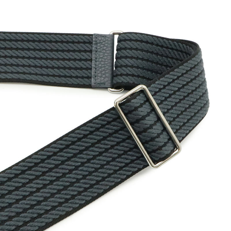 愛馬仕 Hermes Vide Poche H Evelyne 肩包 Togo 灰色 Misty Grey W Stamp-4