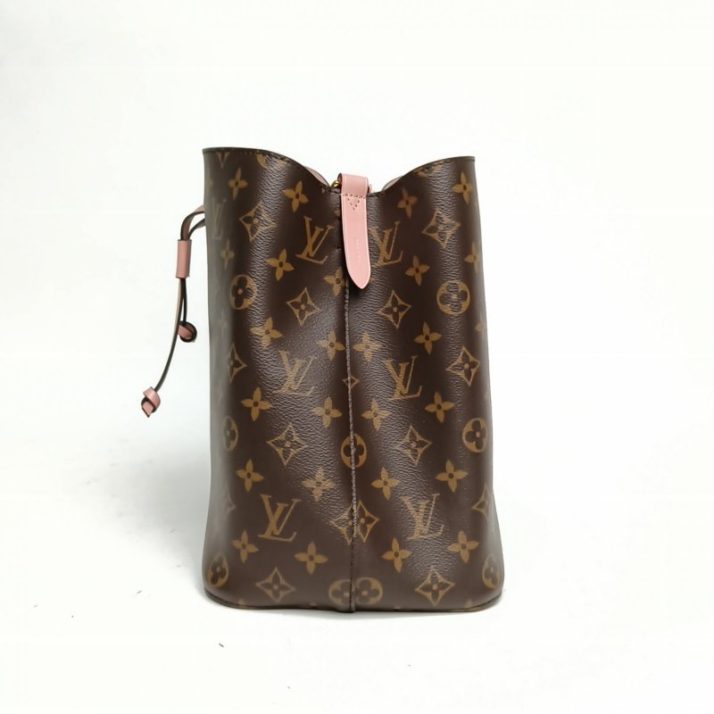 LOUIS VUITTON NÉONOÉ水桶包中號26粉色內裏老花PVC金扣2020肩背包-1