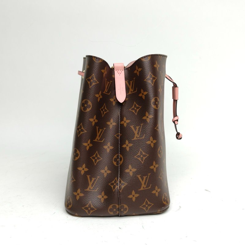 LOUIS VUITTON NÉONOÉ水桶包中號26粉色內裏老花PVC金扣2020肩背包-3