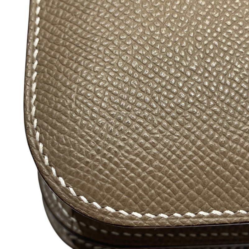 HERMES 愛馬仕 MINI CONSTANCE 大象灰 金扣-7