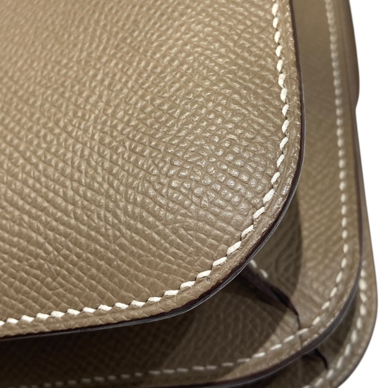 HERMES 愛馬仕 MINI CONSTANCE 大象灰 金扣-9